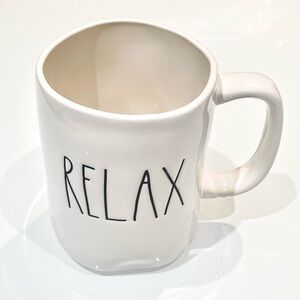 Rae Dunn “Relax” Mug - White